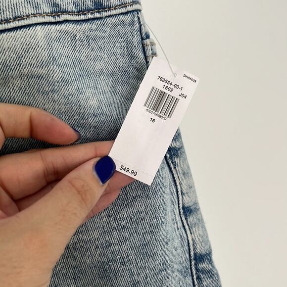 NWT Old Navy High Rise OG Straight Ankle Distressed Jeans - Picture 8 of 10